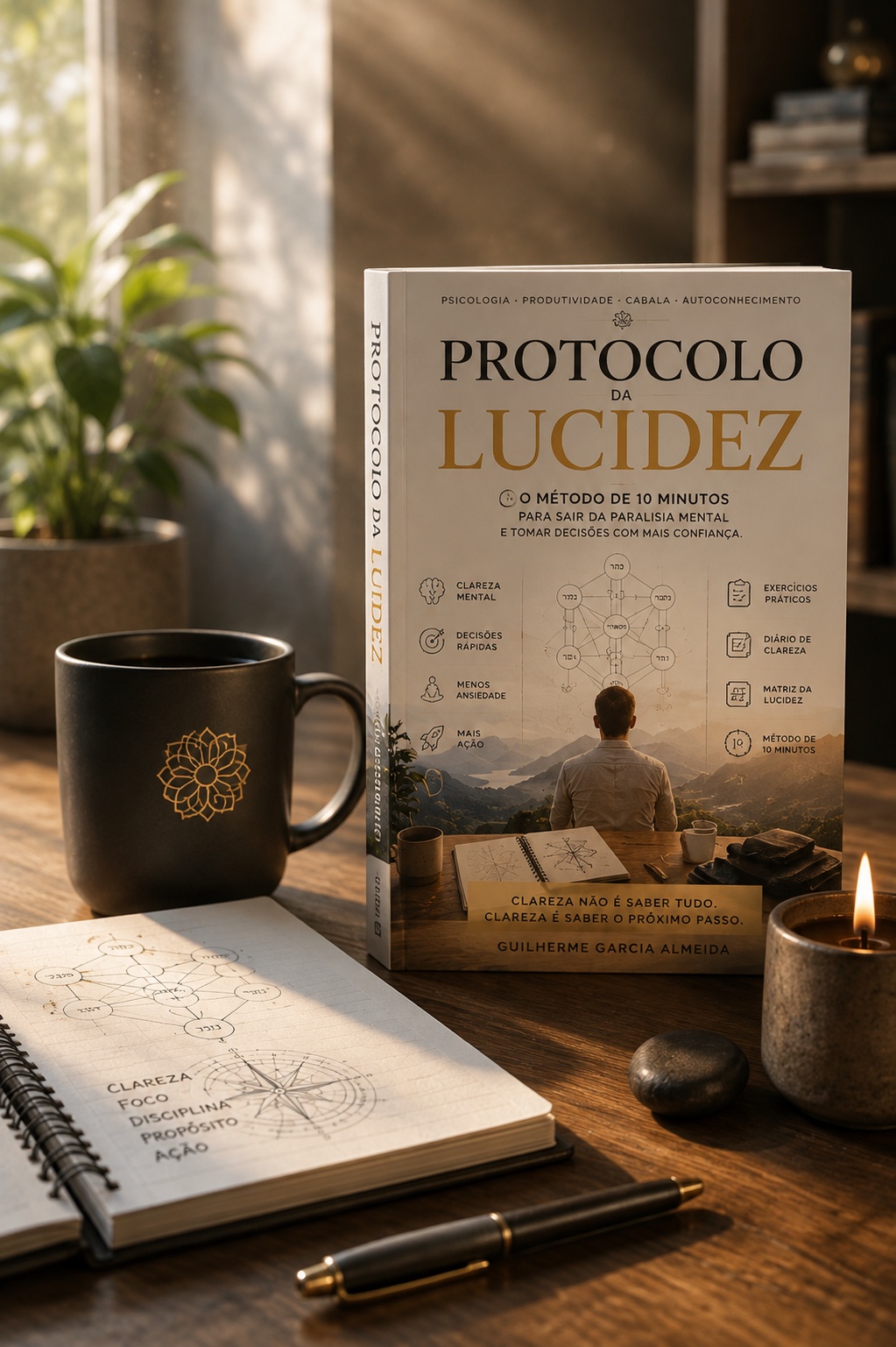 Protocolo da Lucidez em composição editorial